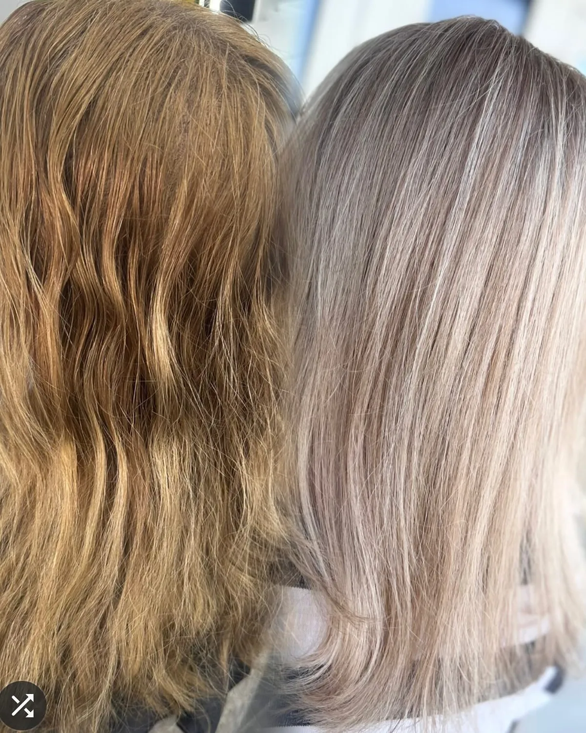 Öncesi-Sonrası: Kül sarısı renklendirme