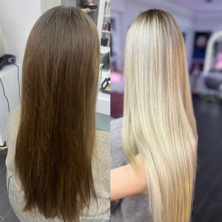 Öncesi-Sonrası: Kül sarısı renk düzeltme