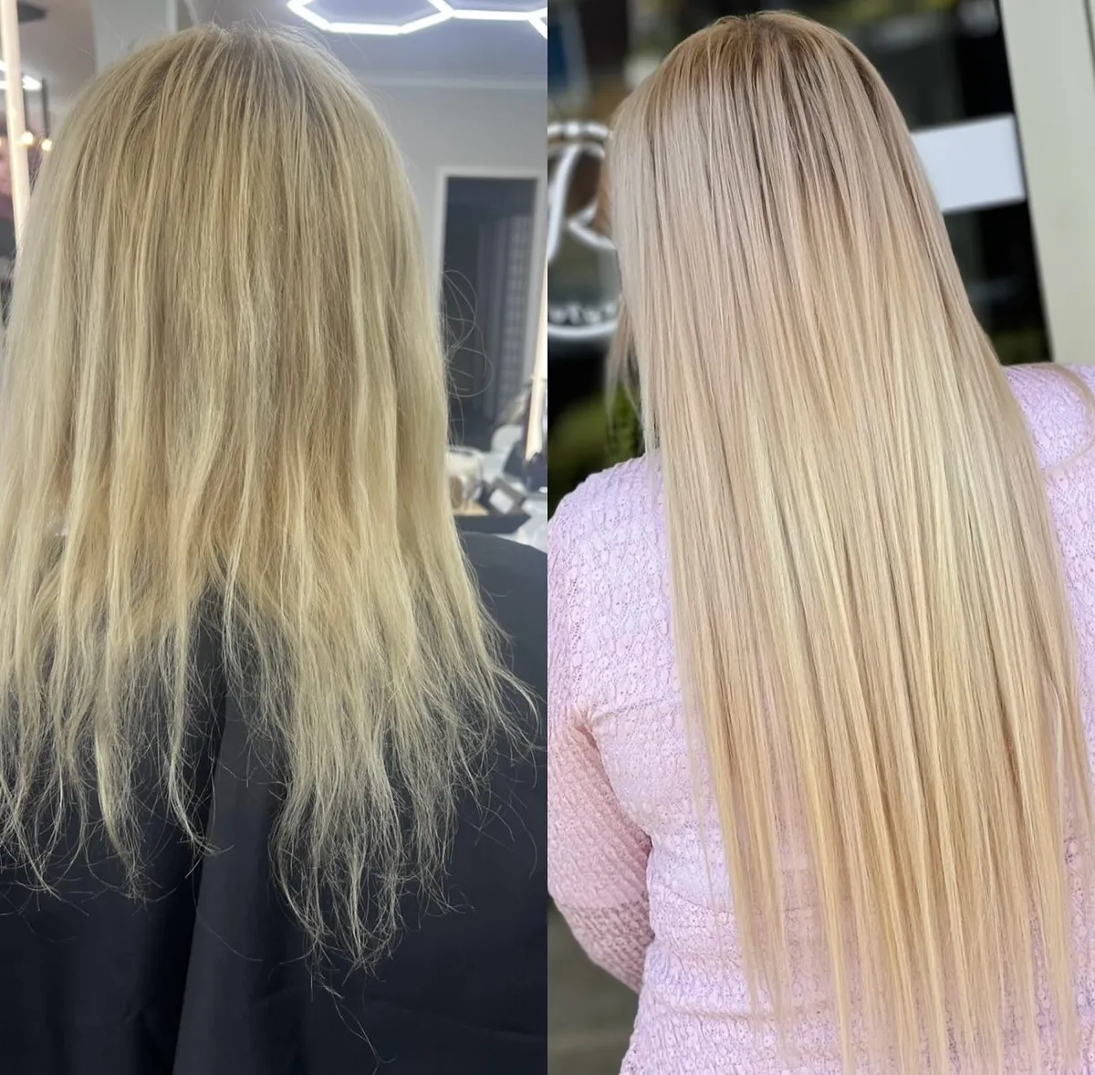 Öncesi-Sonrası: Karamel sarısı balayaj