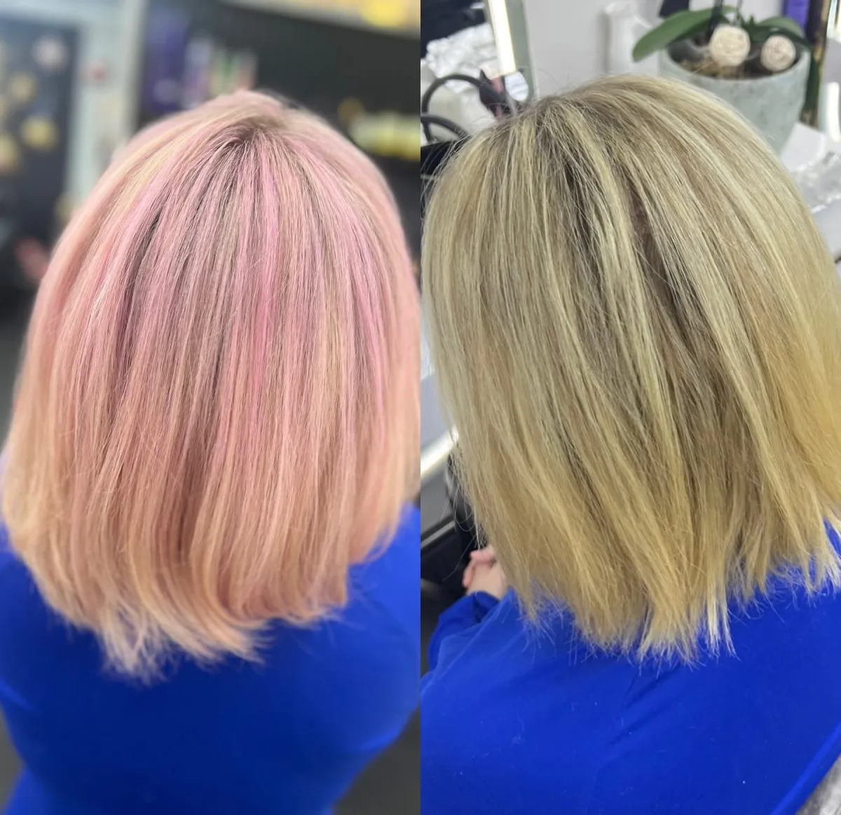 Öncesi-Sonrası: Bakır kırmızı bukleler