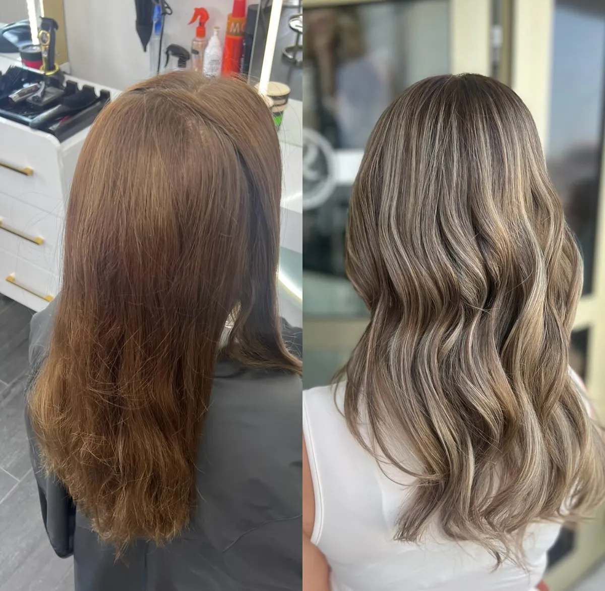 Öncesi-Sonrası: Doğal sarı highlights