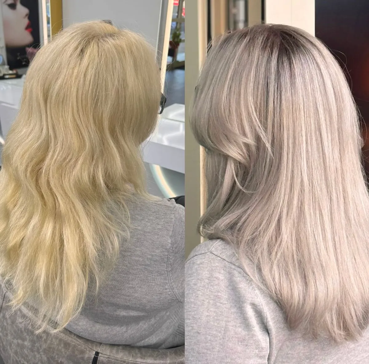 Öncesi-Sonrası: Gümüş sarısı tonlama